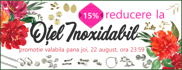 Reducere de 15% la otel inoxidabil! Reducere de 15% la otel inoxidabil!
