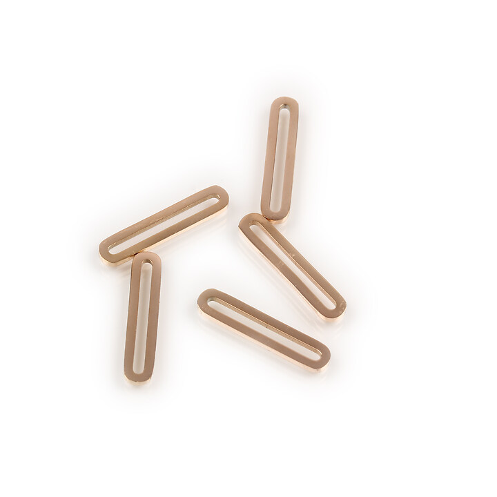 Link otel inoxidabil 304 rose gold dreptunghi 3x13mm