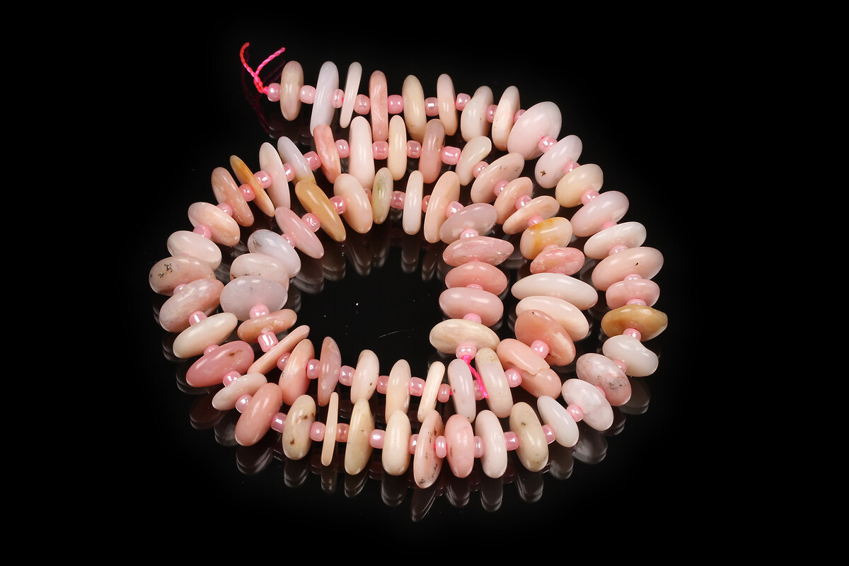 Sirag opal roz nuggets 8-11x9-14x1,5-5mm