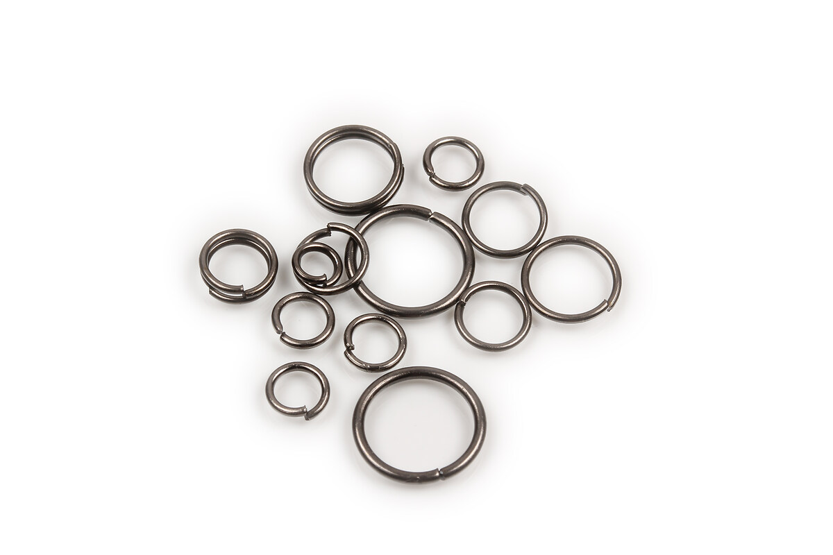 Zale gun metal mix 4-10mm (grosime 0,7-1mm) 5 grame