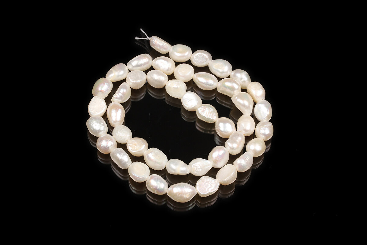 Sirag perle de cultura crem aprox. 7,5-9,5x6-7,5mm