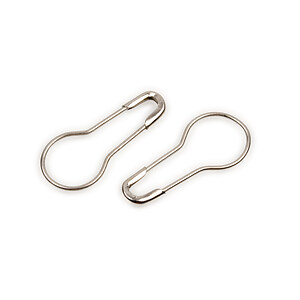 Baza brosa kilt argintiu inchis 21x9mm