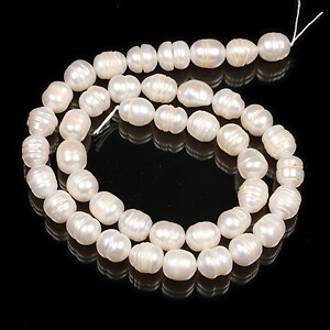 Sirag perle de cultura crem aprox. 8,5-9,5x7-8,5mm