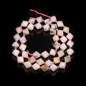 Sirag opal roz margele biconice 8x7mm