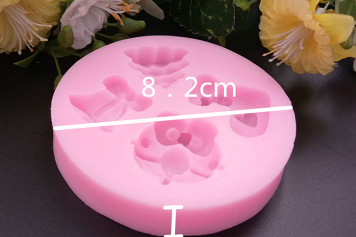 Matrita din silicon alimentar decoratiuni Craciun 82x15mm