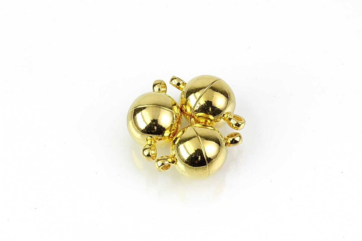 Inchizatoare magnetica aurie 14x8mm