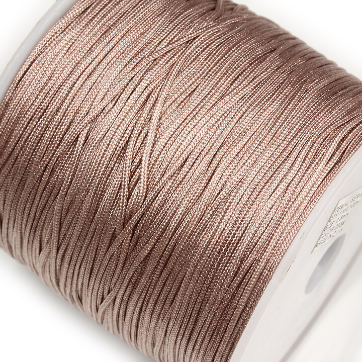 Snur nylon pentru bratari grosime 0,8mm, rola de 100m - nude