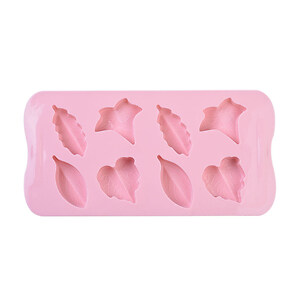 Matrita din silicon alimentar decoratiuni frunze pentru fondant sau rasina 205x108mm