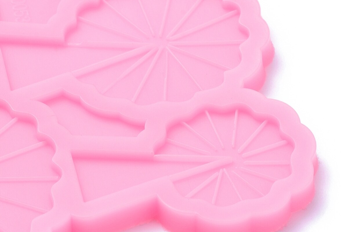 Matrita din silicon alimentar roata pentru fondant sau rasina 130x128x6mm