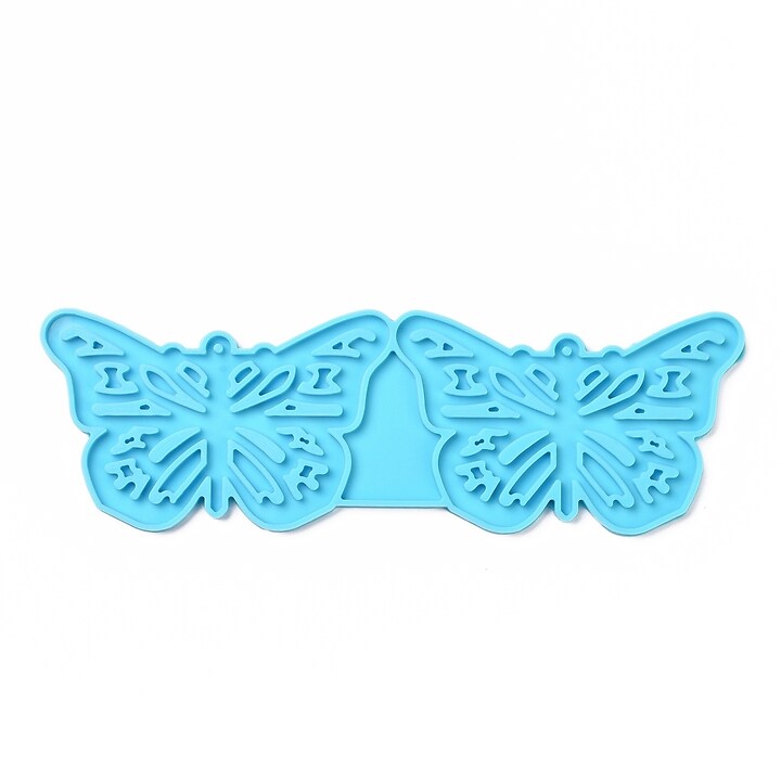 Matrita din silicon pentru pandantive din rasina fluture 59x184x4,5mm