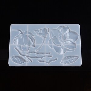 Matrita din silicon pentru rasina floare de bujor 200x125x9mm