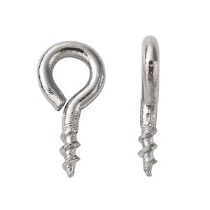 Agatatoare pandantiv otel inoxidabil cu surub, 8x4x1mm