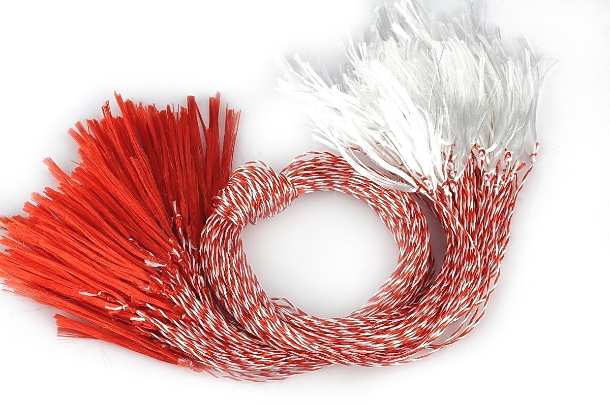 Snur de Martisor clasic, grosime 0,5mm, lungime 40cm (100 buc.)