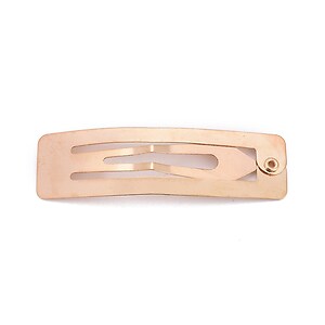 Baza clama de par snap hair clip auriu deschis 48x14x1,5mm