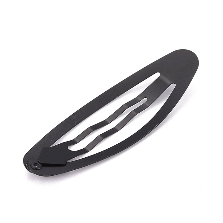 Baza clama de par snap hair clip gunmetal 58x18x1,5mm