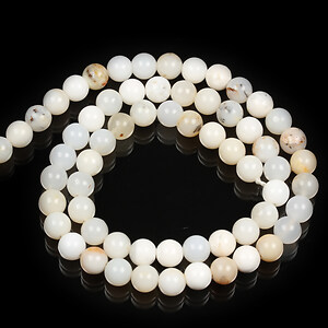 Sirag White African Opal sfere 6mm