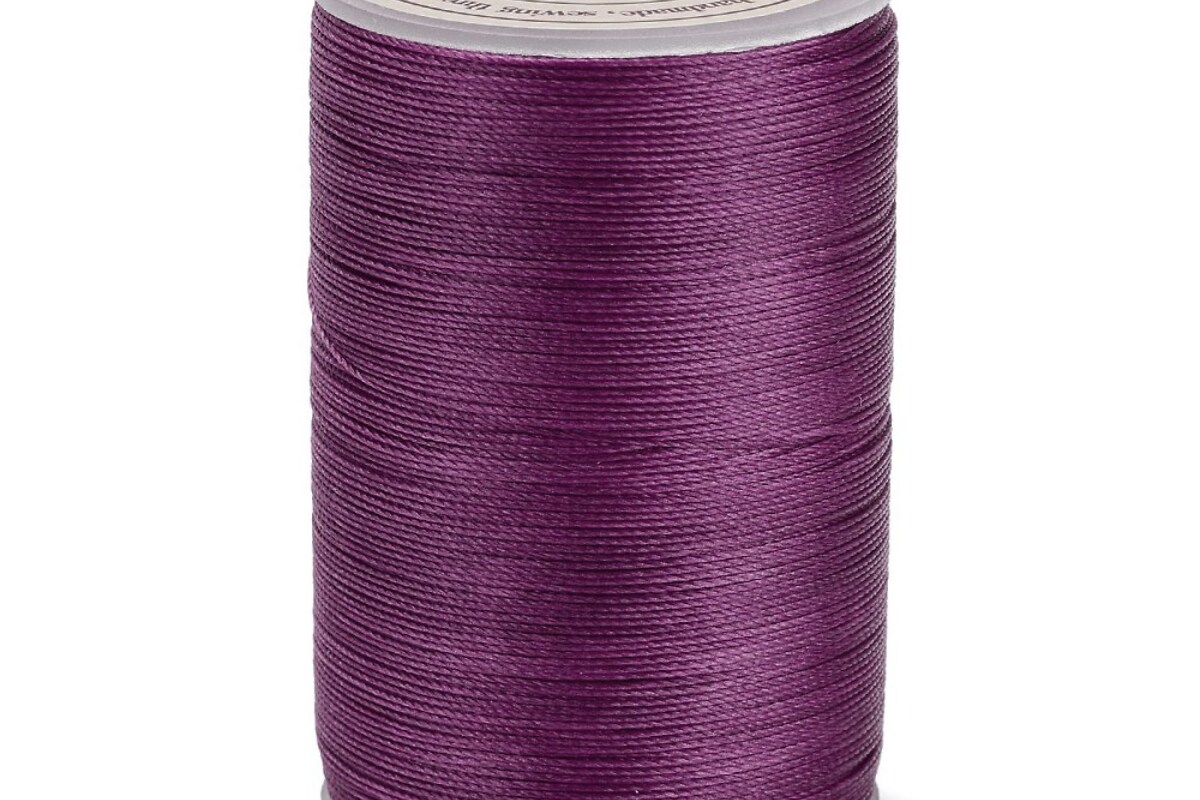 Rola ata cerata rotunda micro macrame, 0,3-0,4mm, rola 160m - violet