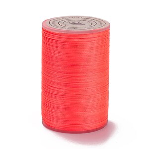 Rola ata cerata rotunda micro macrame, 0,3-0,4mm, rola 160m - roz flamingo