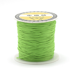 Snur poliester grosime 0,8mm, rola de 120m - verde deschis