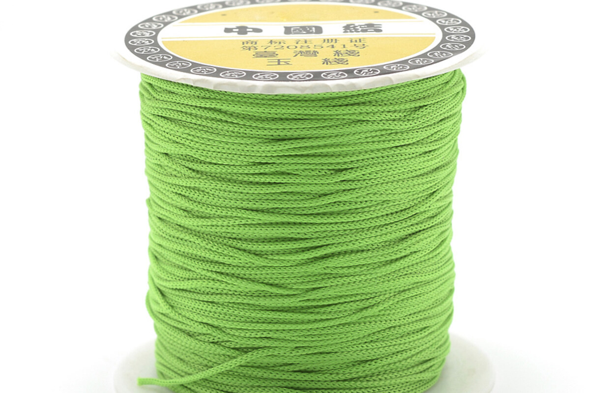 Snur poliester grosime 0,8mm, rola de 120m - verde deschis