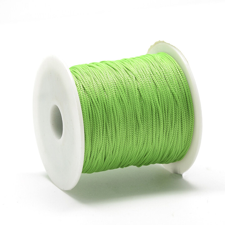 Snur poliester grosime 0,8mm, rola de 120m - verde deschis