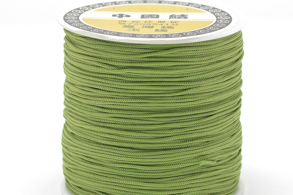 Snur poliester grosime 0,8mm, rola de 120m - verde olive