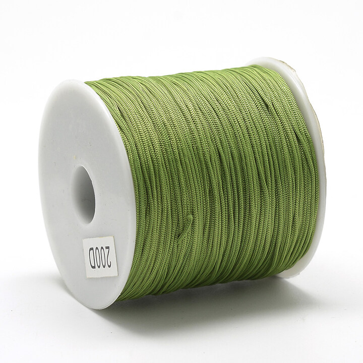 Snur poliester grosime 0,8mm, rola de 120m - verde olive