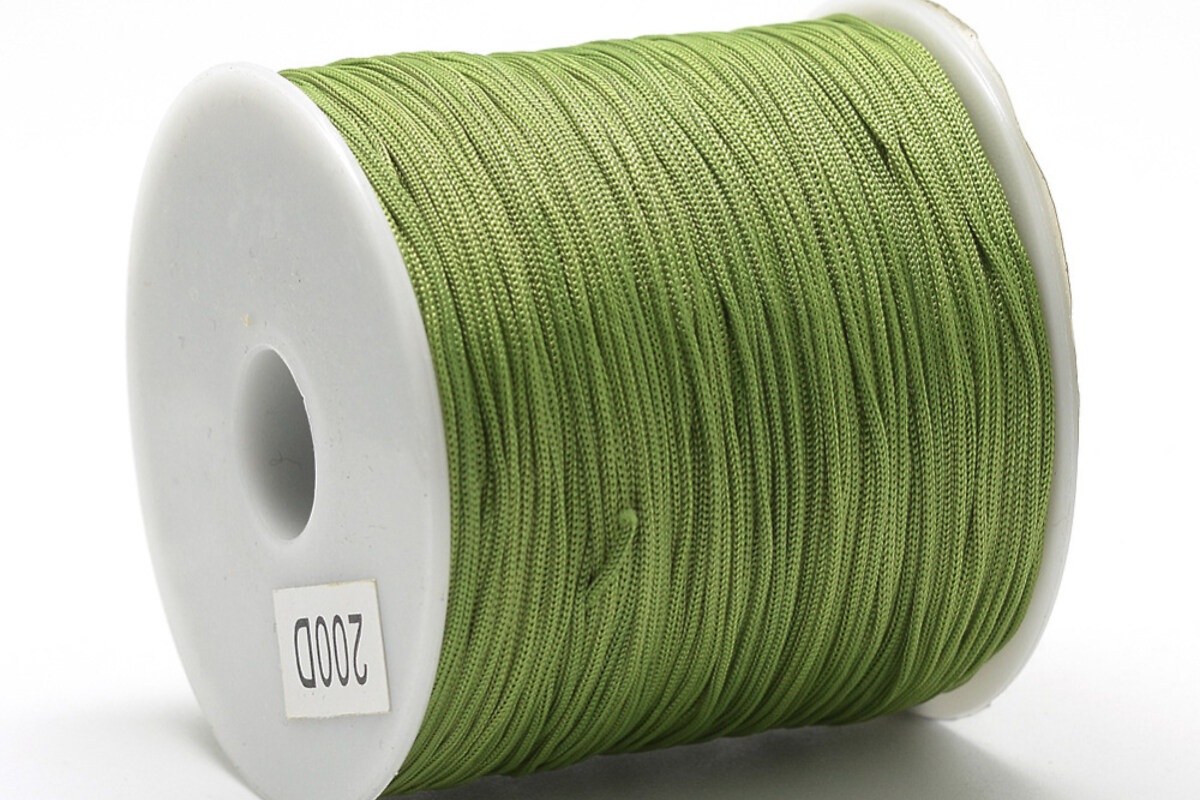 Snur poliester grosime 0,8mm, rola de 120m - verde olive