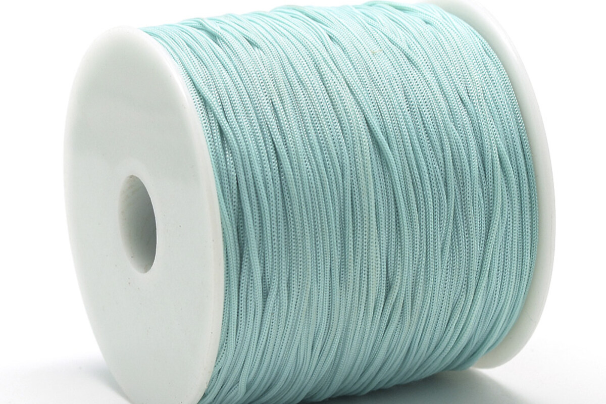 Snur poliester grosime 0,8mm, rola de 120m - turcoaz deschis