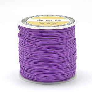 Snur poliester grosime 0,8mm, rola de 120m - mov orhidee