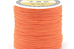 Snur poliester grosime 0,8mm, rola de 120m - portocaliu neon