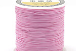 Snur poliester grosime 0,8mm, rola de 120m - roz deschis