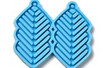 Matrita din silicon pentru cercei din rasina romb 53x59x4mm