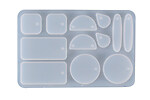 Matrita din silicon pentru cercei din rasina 120x80x5mm