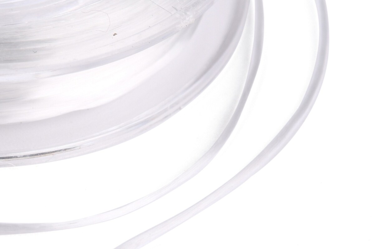 Rola guta elastica janoneza alba plata 0.38mm, rola aprox. 10m