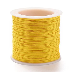 Snur nylon grosime 1mm, rola 90m - galben