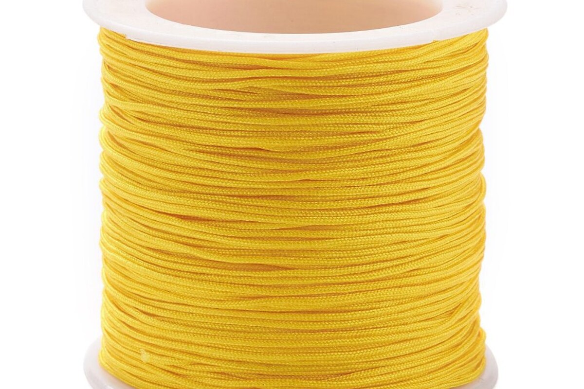 Snur nylon grosime 1mm, rola 90m - galben