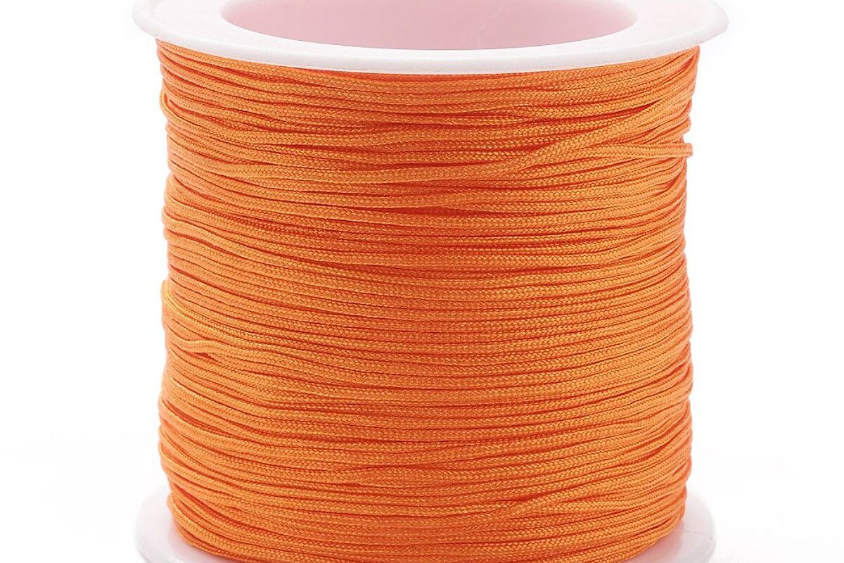 Snur nylon grosime 1mm, rola 90m - portocaliu