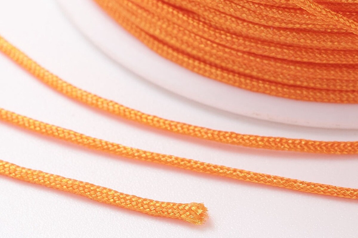 Snur nylon grosime 1mm, rola 90m - portocaliu