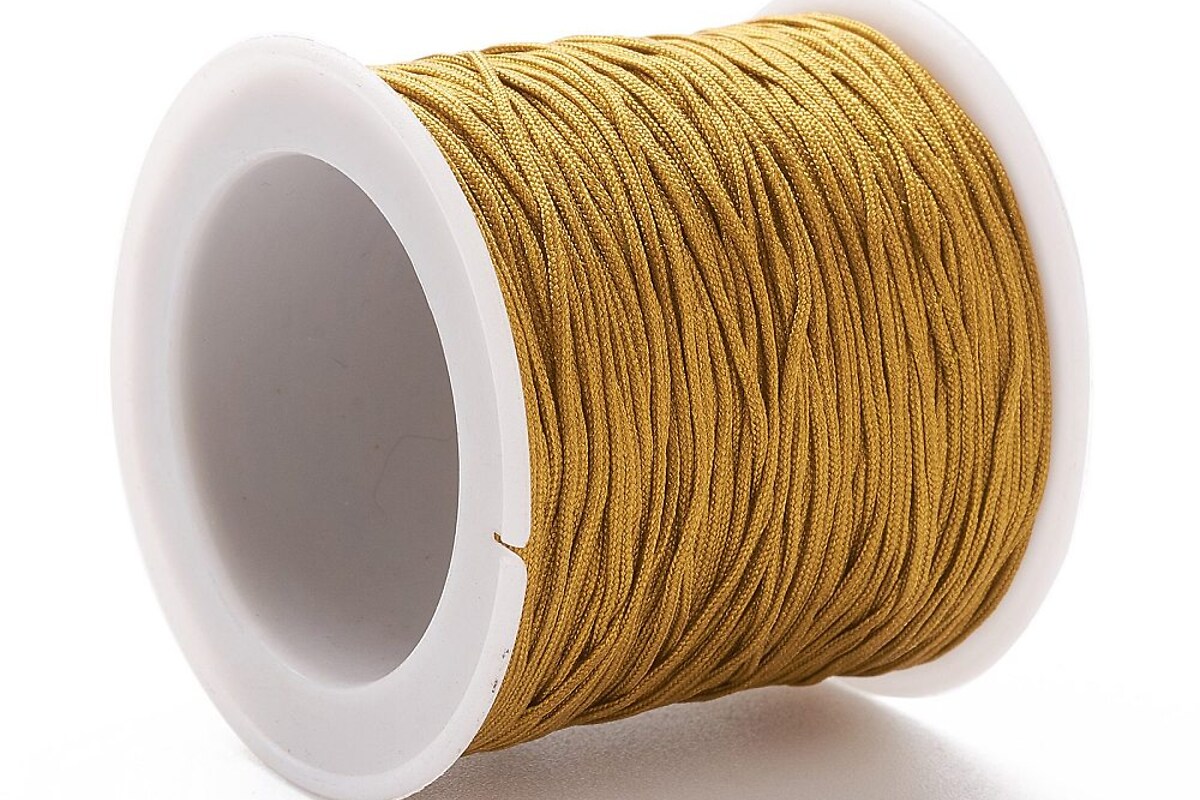 Snur nylon grosime 1mm, rola 90m - bej auriu