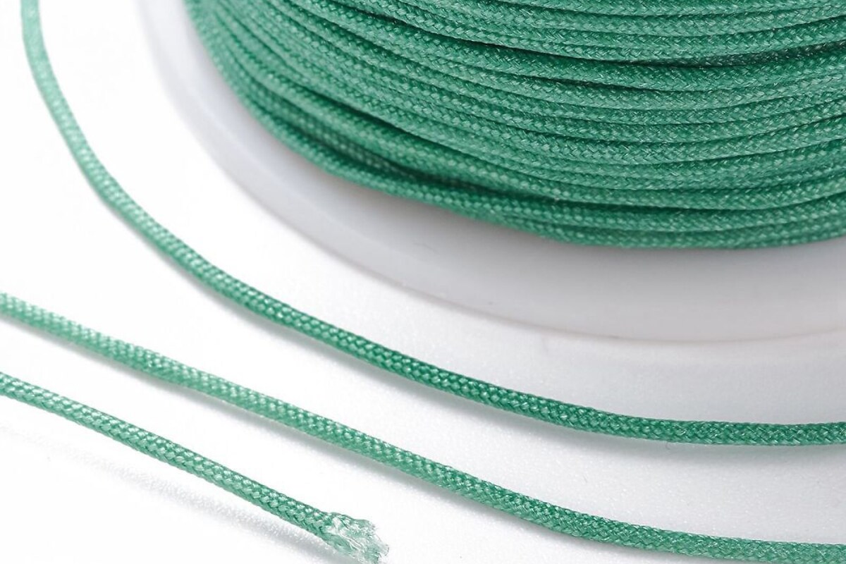 Snur nylon grosime 1mm, rola 90m - verde turcoaz