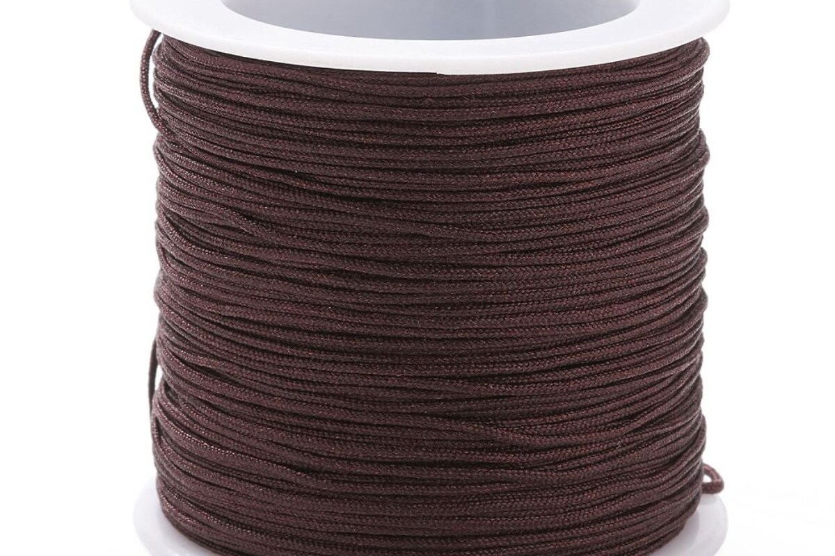 Snur nylon grosime 1mm, rola 90m - maro