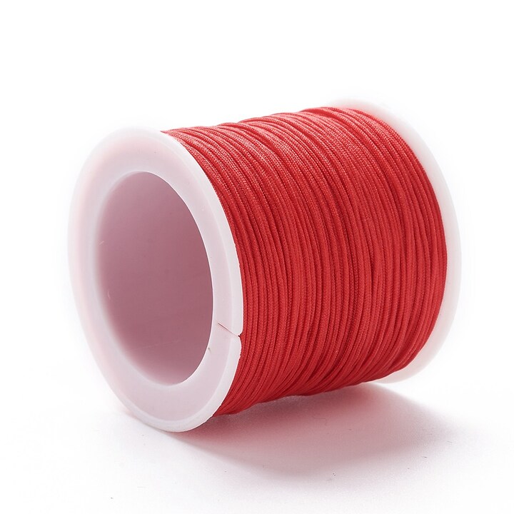 Snur nylon grosime 1mm, rola 90m - rosu