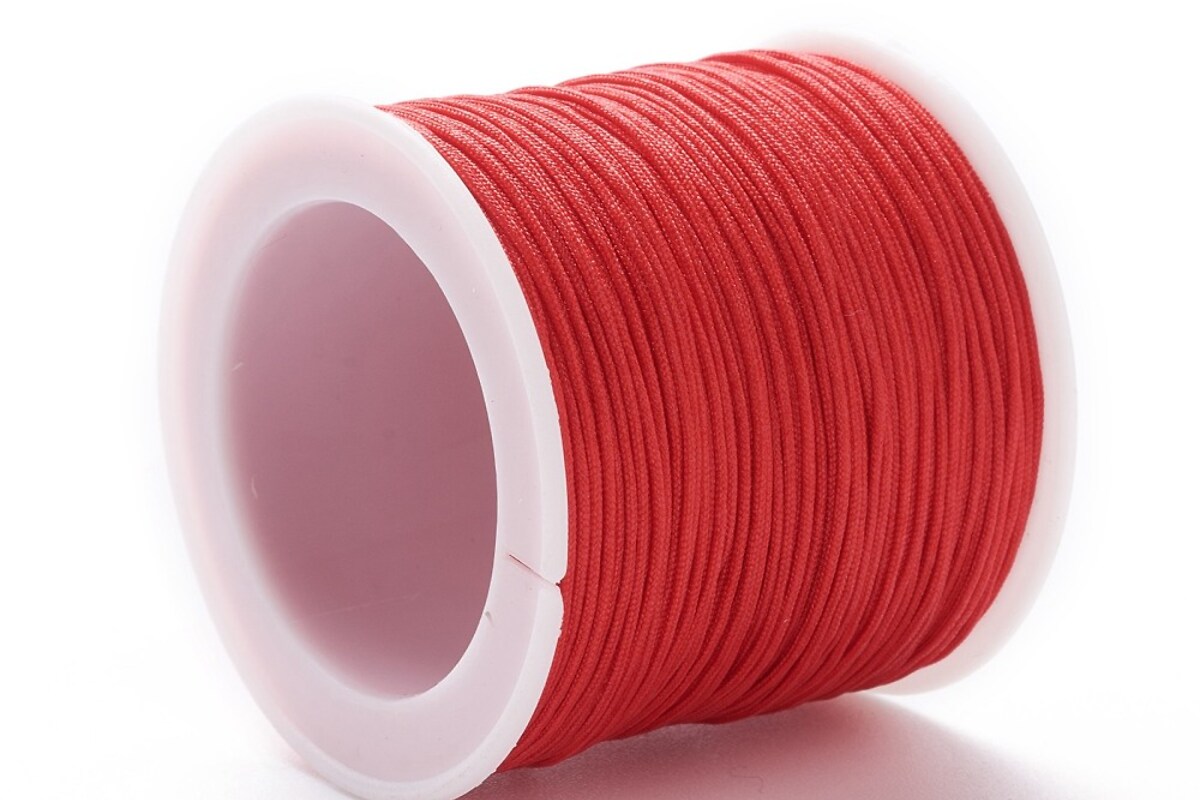 Snur nylon grosime 1mm, rola 90m - rosu