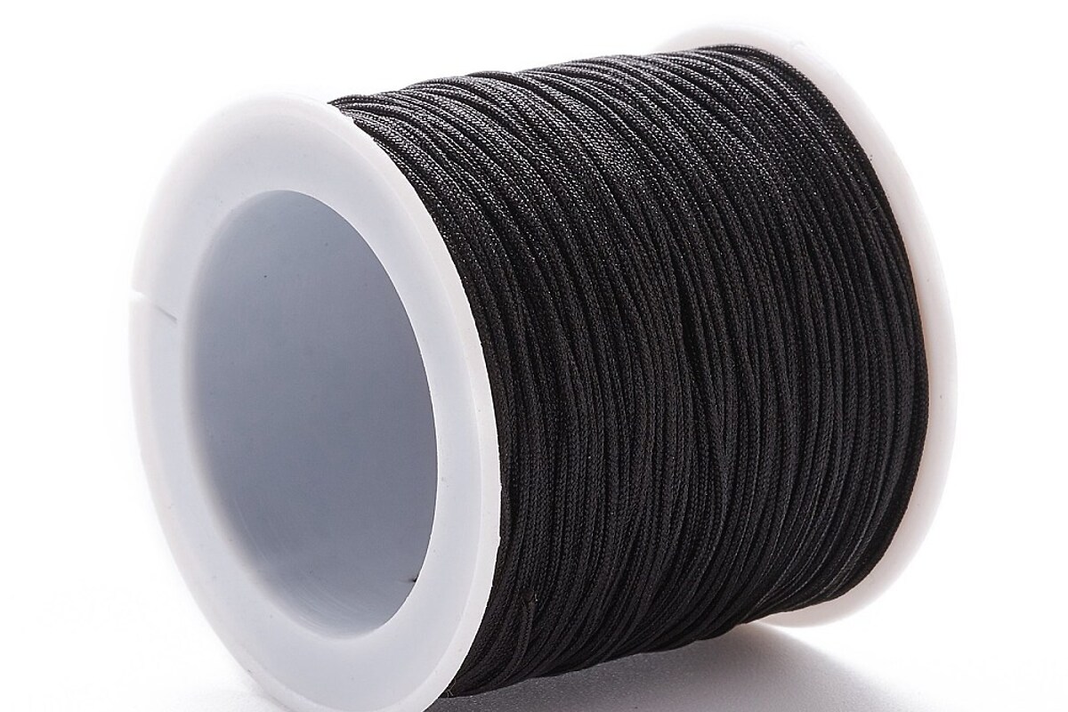 Snur nylon grosime 1mm, rola 90m - negru