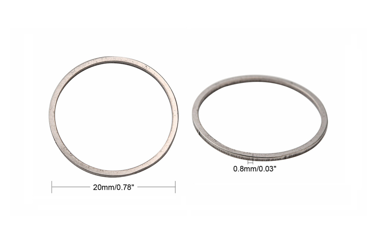 Link de legatura otel inoxidabil 304 cerc 20x0,8mm