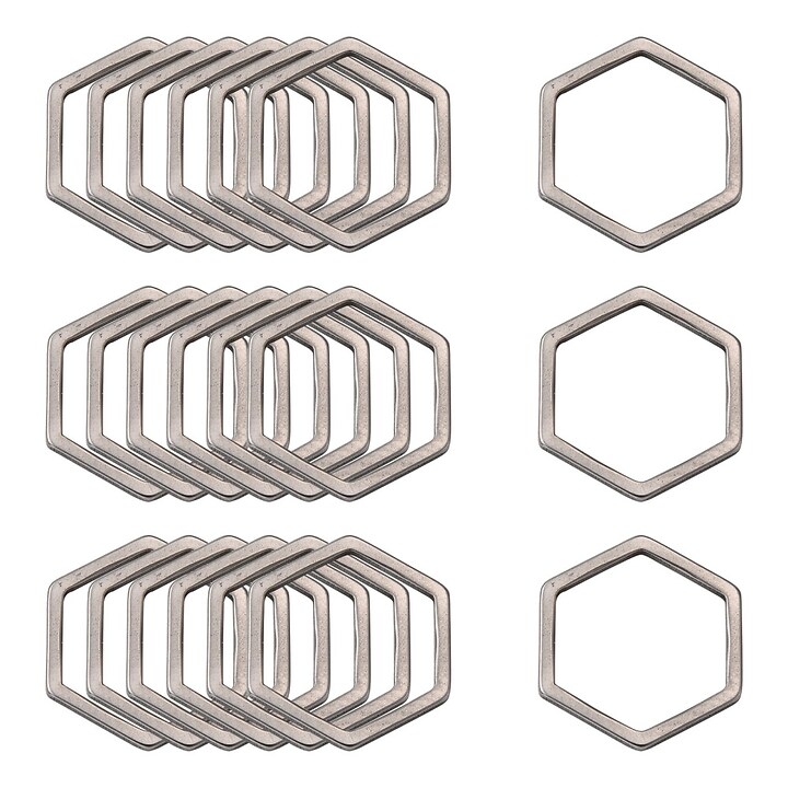Link de legatura otel inoxidabil 304 hexagon 13,5x12x0,8mm