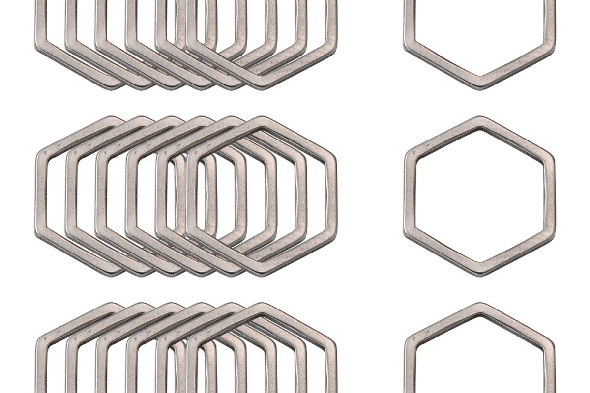 Link de legatura otel inoxidabil 304 hexagon 13,5x12x0,8mm