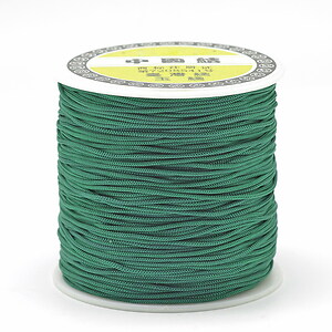 Snur poliester grosime 0,8mm, rola de 120m - verde inchis