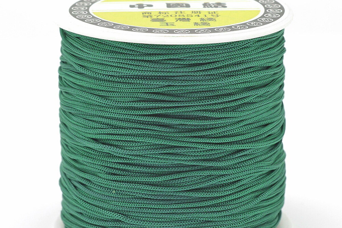 Snur poliester grosime 0,8mm, rola de 120m - verde inchis